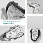 Salvador Dali Desk  shelf Melting Clock - Silent   Fully Functional Clock