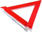3pcs Vehicle Warning Triangles Reflector For Car Safety Emergency Roadside Tool