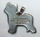 Chinese Crested Powder Puff Dog Harris Fine Pewter Pendant Usa Made