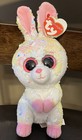 Ty Beanie Boos Flippables Bonnie The Easter Bunny White Pink Sparkly 9    Plush