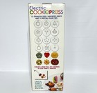 Salton Electric Cookie Press Ckm25 W 12 Stainless Steel Discs   3 Filler Tips
