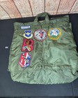 1970 Usaf Flight Helmet Bag -vietnam Era - Laughlin Afb - Pilot Patches - Rare -