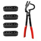 Exhaust Hanger Removal Tool   4pcs 4-hole Rubber Exhaust Hangers Kit  