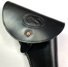 Civil War Cs Confederate M1858 Revolver Pistol Leather Holster-  cs Stamped 
