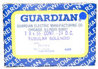 Nib Guardian Tubular Solenoid 8x16 24 V d c  Complete Kit Usa