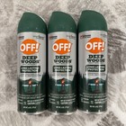 Off  Deep Woods Insect Repellent Long Lasting Mosquito Protection 25  Deet 3 Pk