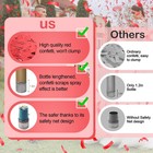 Confetti Cannon Red Party Poppers 12 In 6 Pack