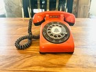 Vintage Northern Telecom Working Rotary Dial Phone  Racing Green Tan Telephone