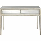 48  Silver Mirrored Glass Console Table