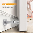 Stainless Steel Magnetic Door Stop Home Door Holder Stopper Wall Floor Mount Lot
