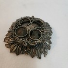Vintage Antique Vanity Lipstick Holder Brass Gold Tone Roses 3  X 3  Square