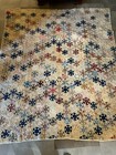 1890 Chickasaw Nation Cotton Handmade Quilt 64 x77 