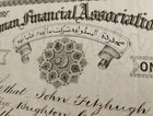 Turkey 1864 Ottoman Financial Association Bond Loan 50 Share London Watermark