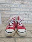 Vtg Converse Chuck Taylor All Star Hi Top Red Shoes Size 9 5 Made In Usa