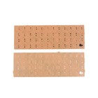 Round Transparent Sticker Pc Desktop Keyboard Matte Sticker Thai Full Keyboard