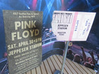 1977 Vintage Pink Floyd   Concert Ticket Stub Bill 4 30 Jeppesen Stadium Houston