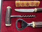 Gentleman   s Bar Set In Dunhill Case     Dice   Sheffield England Stainless Tools