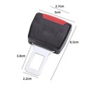 Seat Buckle Adjustable Seat Accessories 2 Pcs Red Fixing Strap suitable For Most