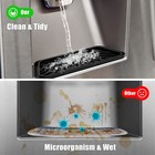 Refrigerator Drip Catcher  Tray For 2pcs Rectangular  Black