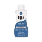 Rit Dye 8oz Liquid Fabric Dye Royal Blue Clothing D  cor Crafts Color Fixative