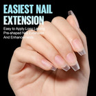 Short Coffin Gel Nail Tips  Full Cover Short Nail Tips  360pcs Soft Coffin Nails