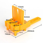 1pc Woodworking Dowel Drill Guide Jig 6 8 10mm Straight Hole Locator Tool