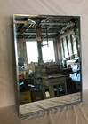 Vintage Chrome Deco 18x24 Metal Recessed Mirror Medicine Cabinet Old 773-26b