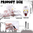 Halloween Yard Decoration Skeleton Zombie Stakes With Light Haunted House Prop