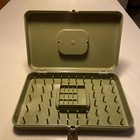 Vintage Green Plastic Wilson Wil-hold Sewing Box   Thread Storage Case Usa