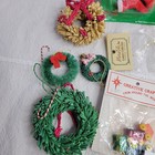 Vtg 1 12 Dollhouse Miniatures Victorian Christmas Decorations Toys 20  Items