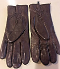 Vintage 60s Lord   Taylor Dark Brown Leather Gloves