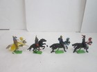 Vintage Britains Deetail Medieval Knights Lot 5 On Horse   9 Knights
