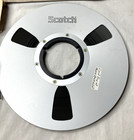 Vintage Scotch 10 5    Aluminum Reel To Reel Tape W  Box Recorded Audio Tape