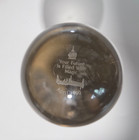 Donald Trump Taj Mahal Crystal Ball W  Brass Stand   Robert Hooper April 1990