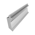 Press Brake Gooseneck Punch  X  16  Lg    For 20ga  Thru 1 4   less Bottom Die 