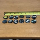 Set Of 12 Sarcastic Sayings Button Pin Black Background Funny Feelings