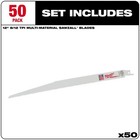 Milwaukee 48-01-6094 12  X 8 12tpi Bi-metal Super Sawzall Blade 50-pack