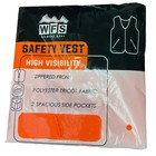 Hunting   Work Safety Vest Blaze Orange Men s Xl 2xl Zipper Front Wfs Cp-460 New