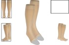 Extra Strength Compression Stockings 20-30 Mmhg - Knee Length For Men   Women