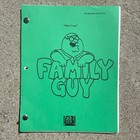 Family Guy Original 1998 Pre-cancellation Holy Crap Production Used Table Script