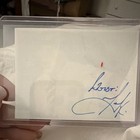 Woody Hayes Signed Original Index Card Autograph - Not Authenticated