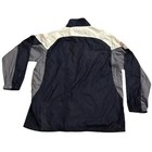 Vintage Mens L Chicago Bears Si Windbreaker Jacket Blue Grey Whit Nfl Football 