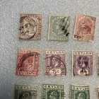 22 Antique British Royalty Ceylon Stamps  1837-1952  Varied Mixed Lot  Nice Deal