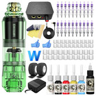 Complete Tattoo Pen Kit Rotary Machine  Cartridge  Needles  Ink For Beginners
