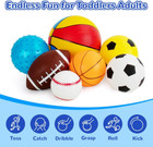 Balls For Toddlers 1-3 toddler Sports Toys set Of 7 Kids Ball Soft Foam Baby Spo