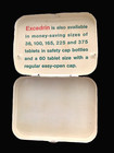 1972 Excedrin Pocket   Wallet Empty Pop Tin X-strength Pain Reliever Tablets Exc