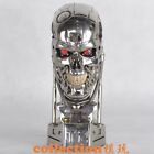 1 1 New Terminator Arnold T2 T800 Endoskeleton Skull Bust Statue Resin Led Eyes
