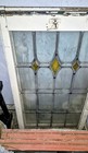 Antique Geometric Leaded Stain Glass Windows