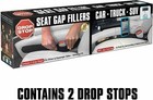 Drop Stop - The Original Patented Car Seat Gap Filler  shark Tank  - Set Of 2
