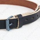 Ww2 German Leather Zeltbahn Equipment Strap Reproduction - Black